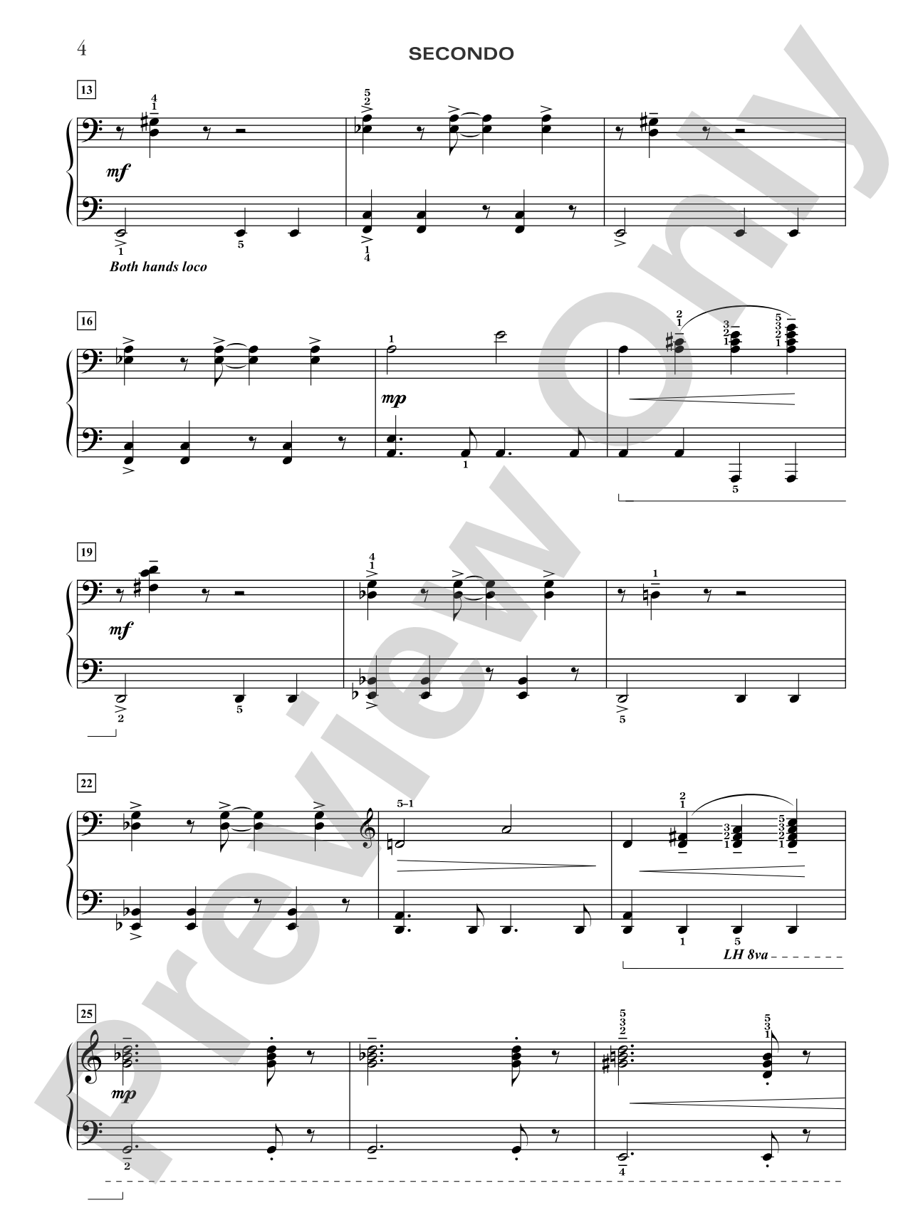 Bumble Boogie - Piano Quartet (2 Pianos, 8 Hands): Piano