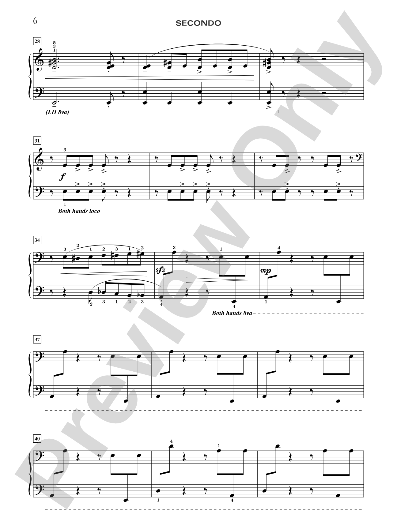 Bumble Boogie - Piano Quartet (2 Pianos, 8 Hands): Piano