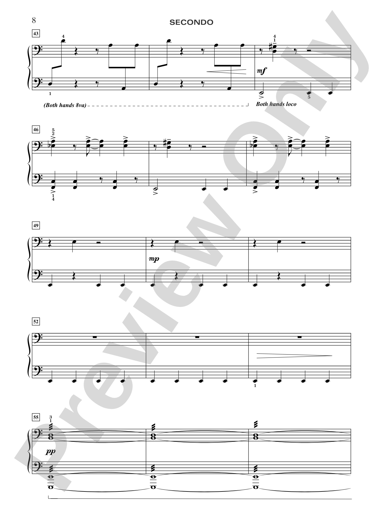 Bumble Boogie - Piano Quartet (2 Pianos, 8 Hands): Piano