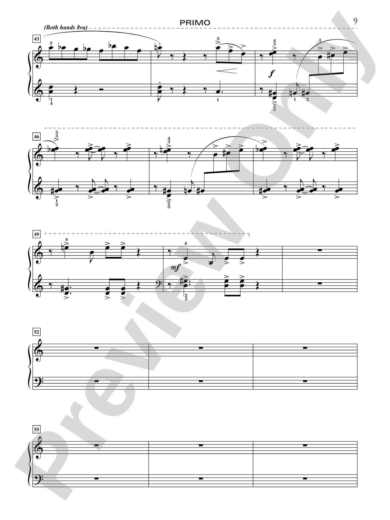 Bumble Boogie - Piano Quartet (2 Pianos, 8 Hands): Piano