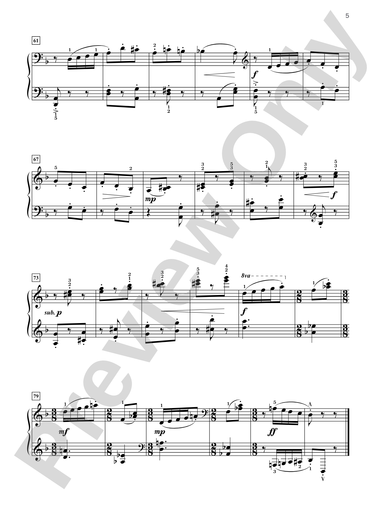 Five-Star Solos, Book 6: 6 Colorful Piano Solos: Piano