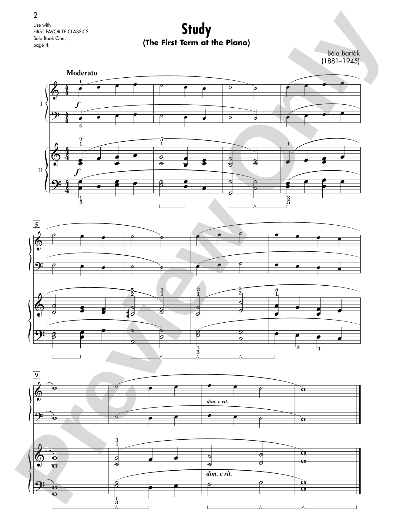 First Favorite Classics: Accompaniment, Book 1: Piano