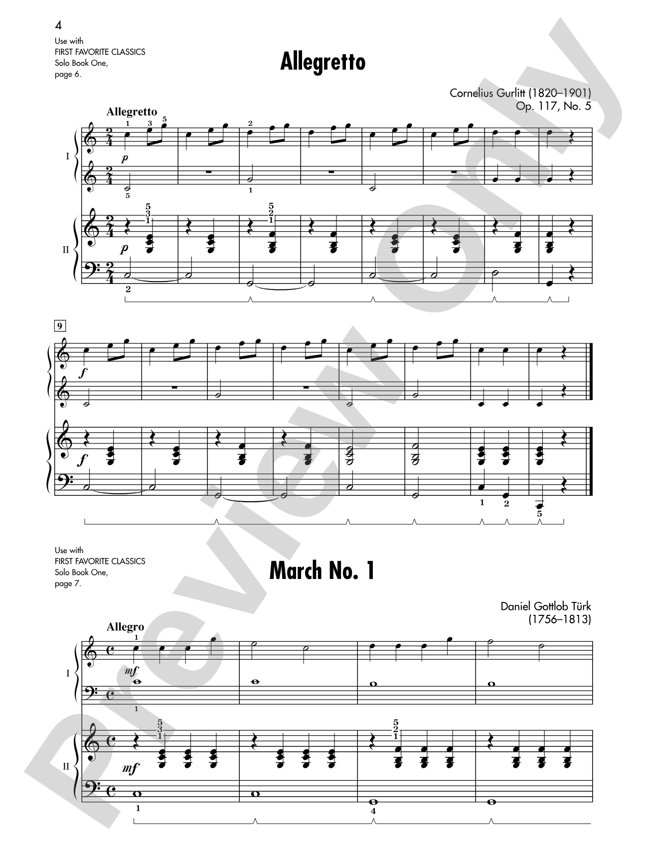 First Favorite Classics: Accompaniment, Book 1: Piano