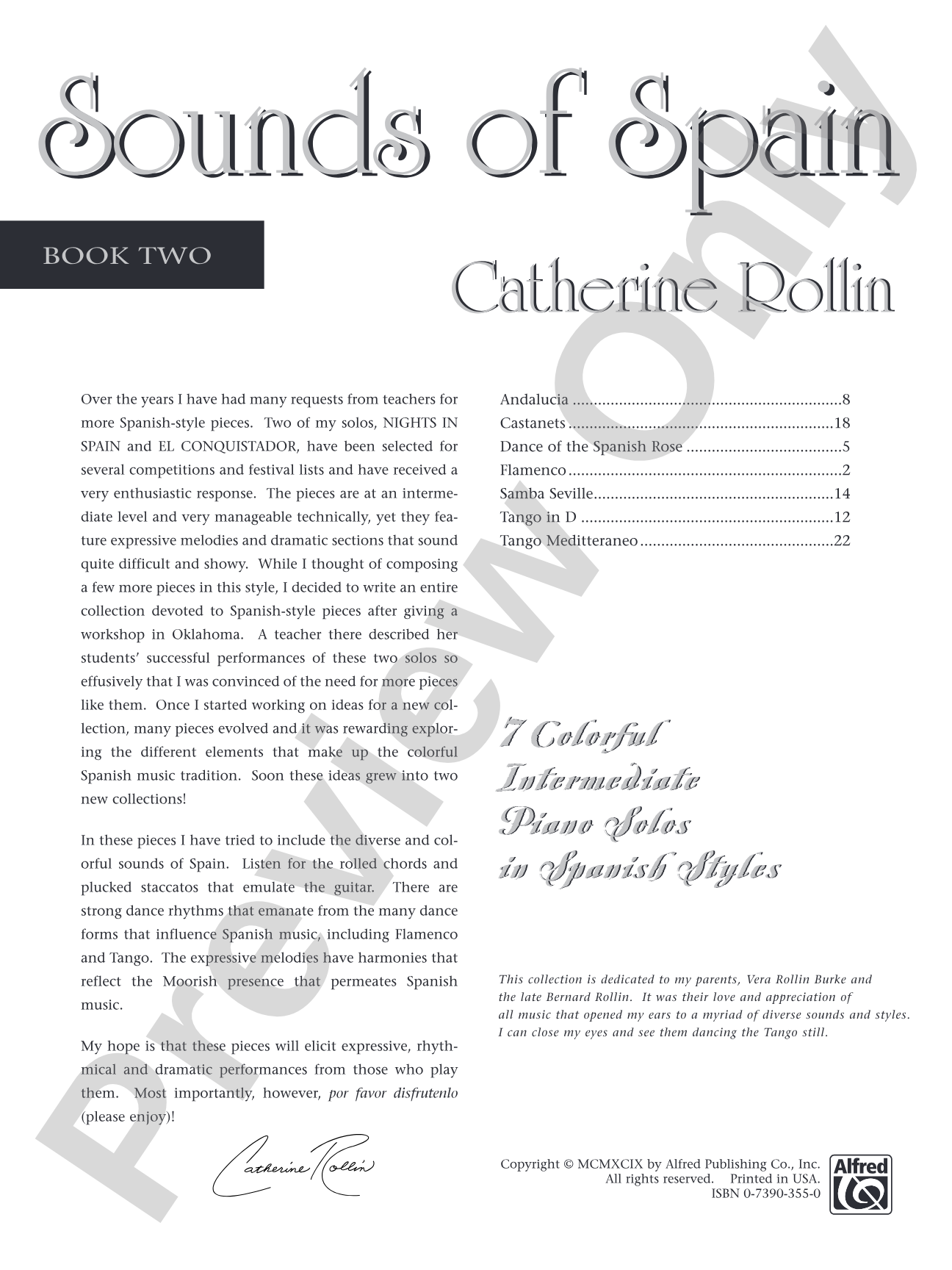 Sounds of Spain, Book 2: 7 Colorful Intermediate Piano Solos in Spanish Styles: Piano
