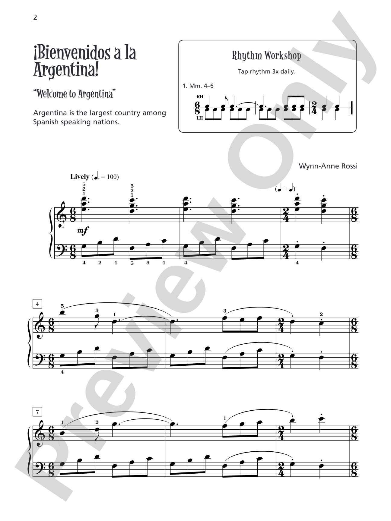 Música Latina, Book 3: 7 Intermediate Piano Solos That Celebrate Latin American Styles: Piano