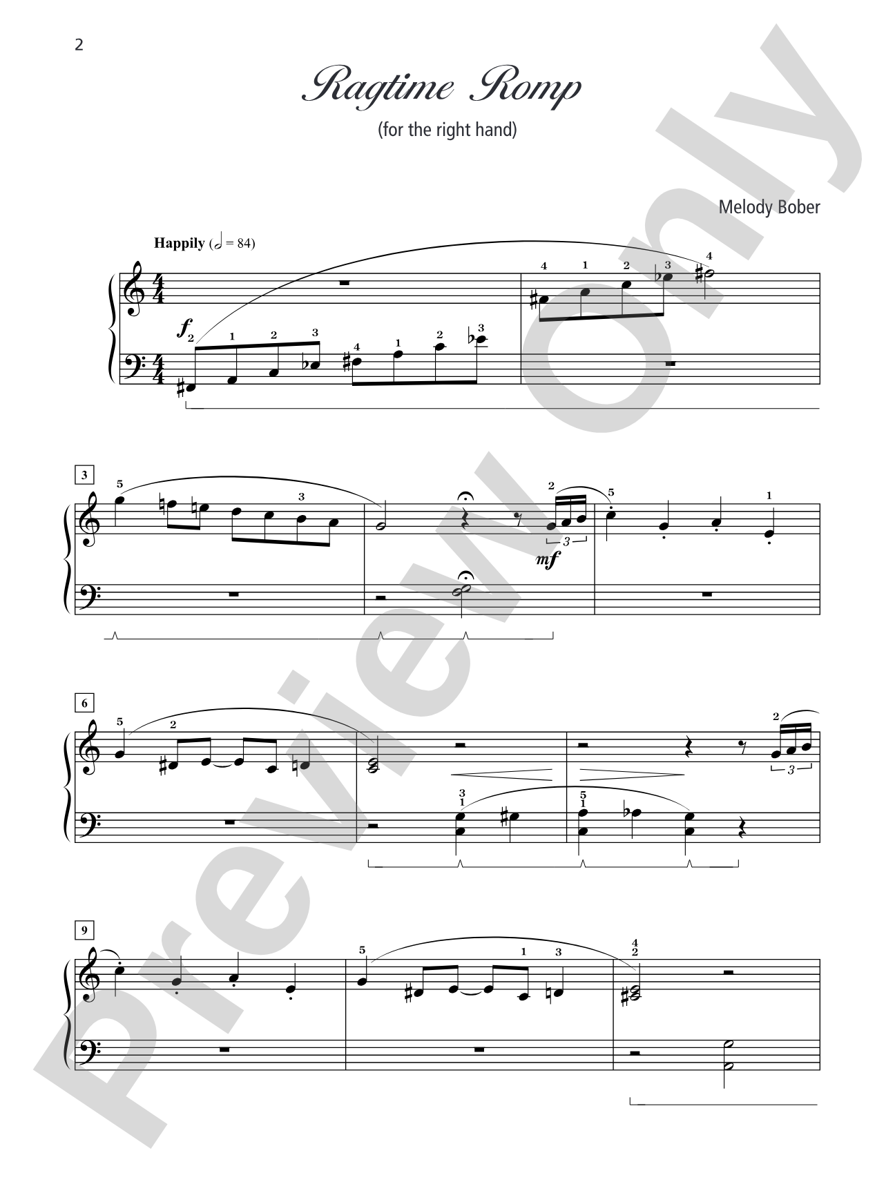 Grand One-Hand Solos for Piano, Book 5: 8 Intermediate Pieces for Right or Left Hand Alone: Piano