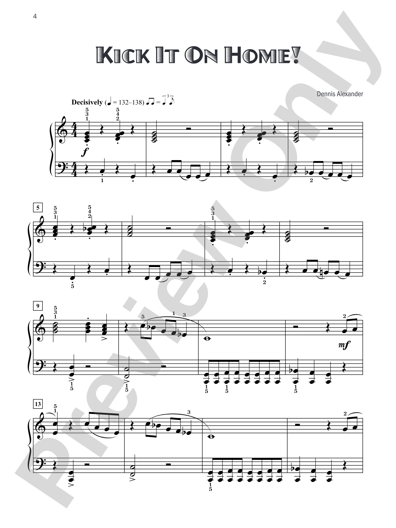 Five-Star Solos, Book 4: 9 Colorful Piano Solos: Piano