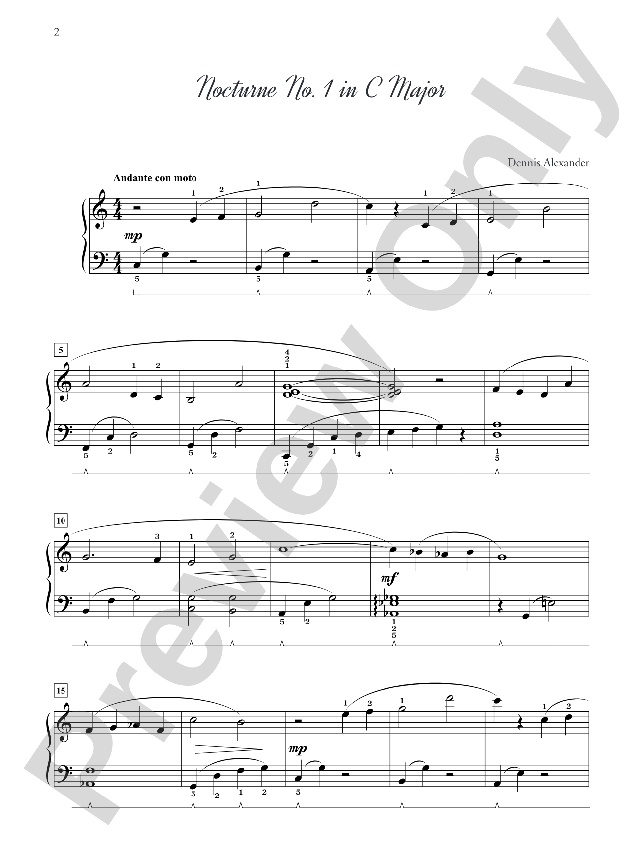 Nocturnes, Book 1: 8 Romantic-Style Solos for Piano: Piano