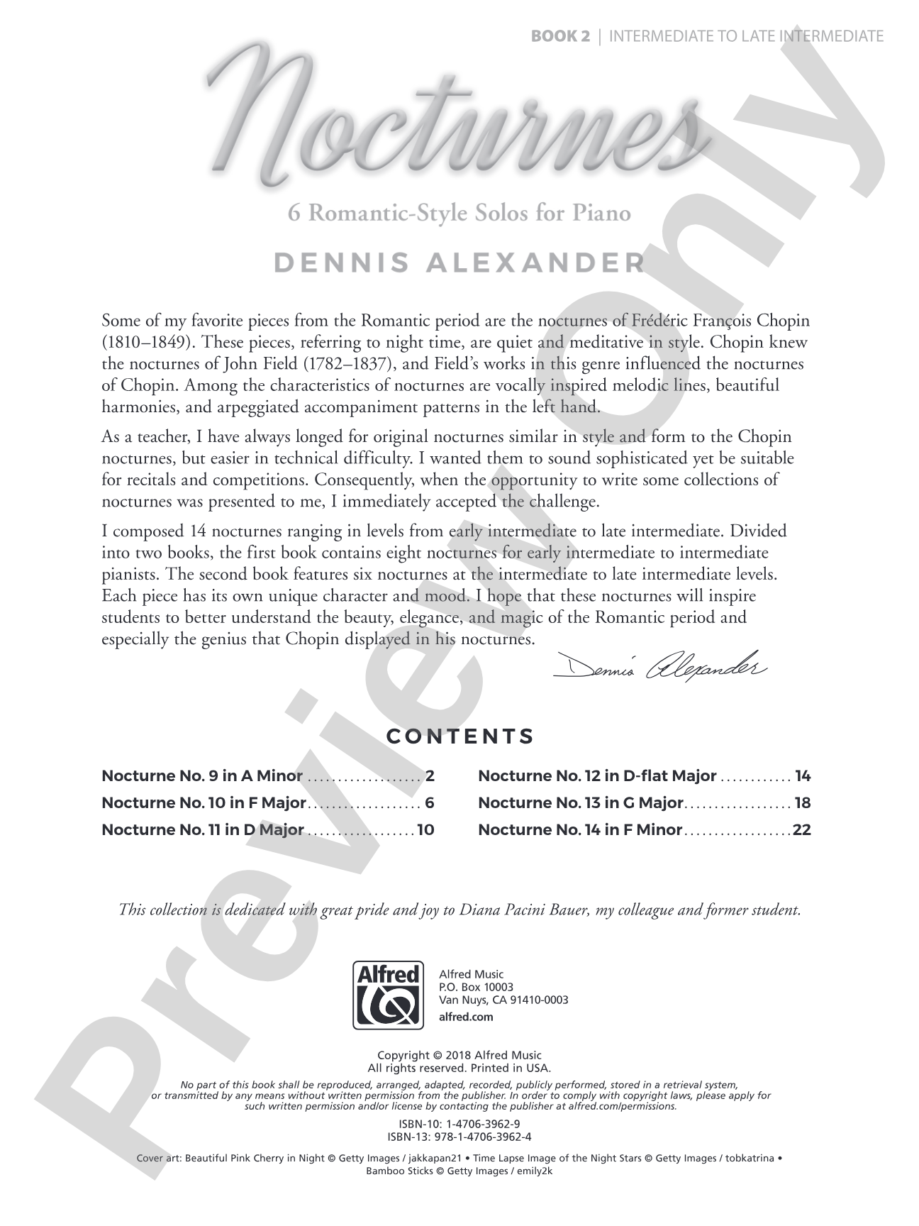 Nocturnes, Book 2: 6 Romantic-Style Solos for Piano: Piano