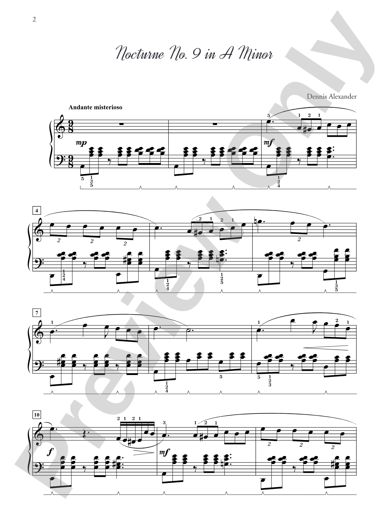 Nocturnes, Book 2: 6 Romantic-Style Solos for Piano: Piano