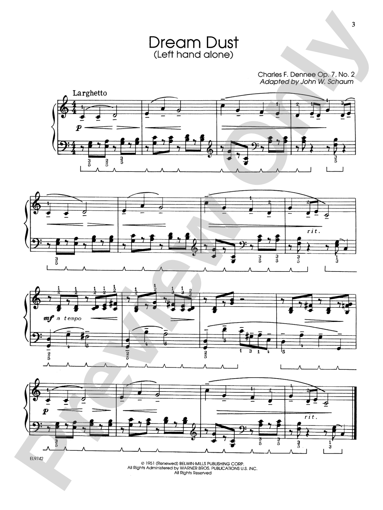 Left-Hand Solos, Book 2 (for left hand alone): Piano