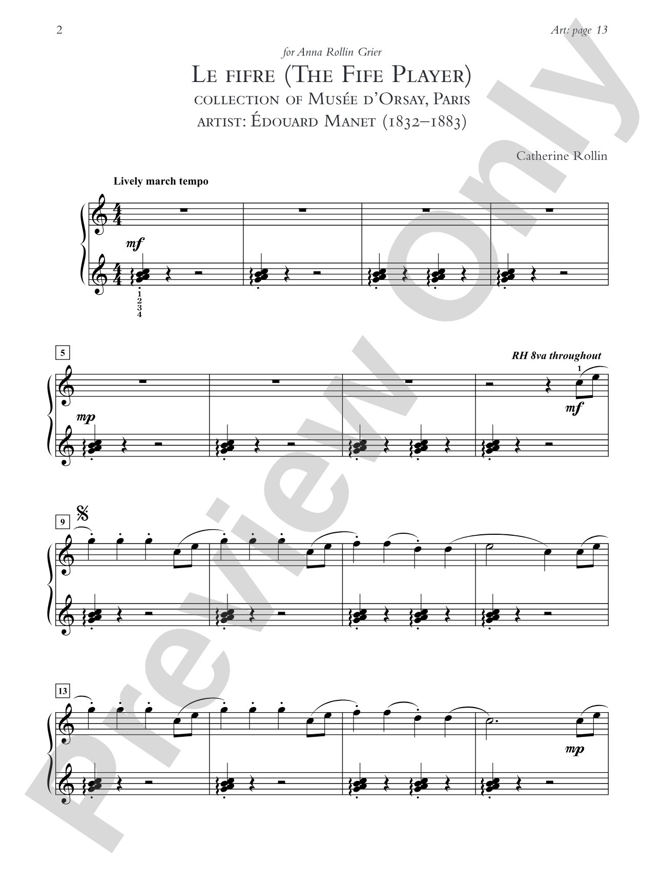 Museum Masterpieces, Book 1: 10 Piano Solos Inspired by Great Works of Art: Piano