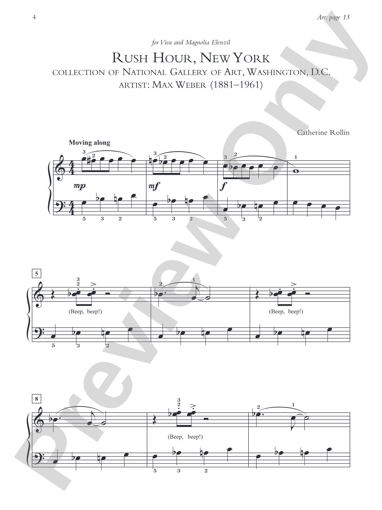 Museum Masterpieces, Book B: 10 Piano Solos Inspired by Great Works of Art: Piano