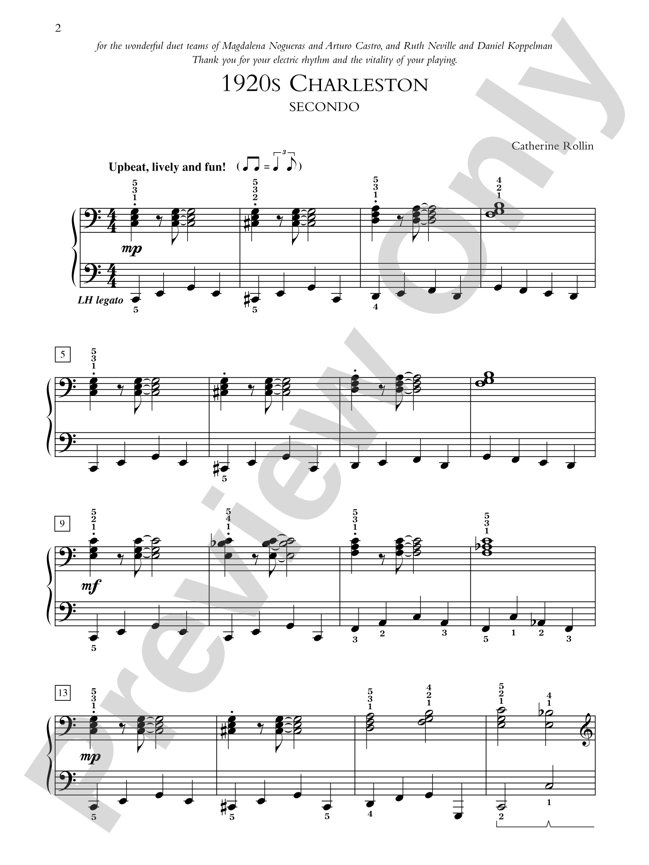 Dances for Two, Book 2: 5 Intermediate Piano Duets in Dance Styles: Piano Duets & Four Hands