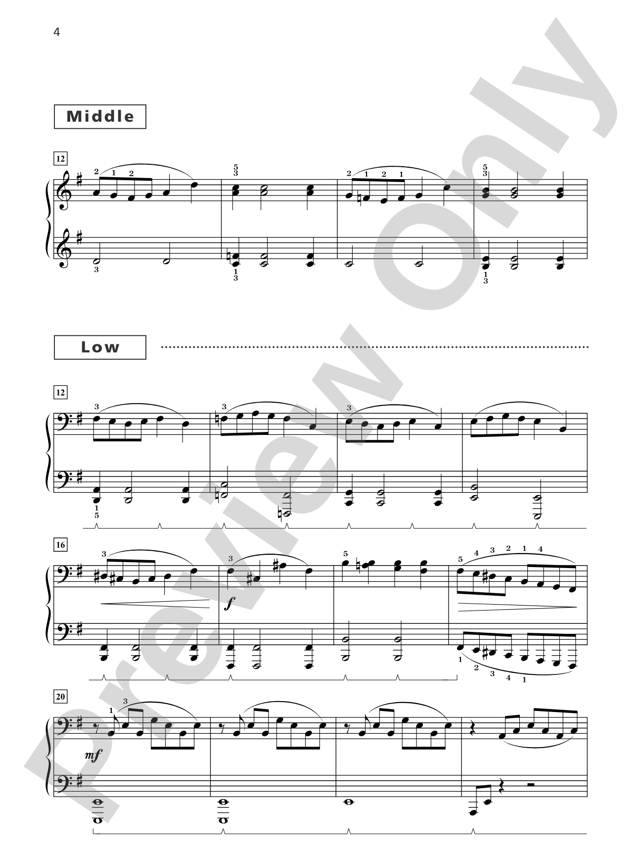 Grand Trios for Piano, Book 5: 4 Intermediate Pieces for One Piano, Six Hands: Piano