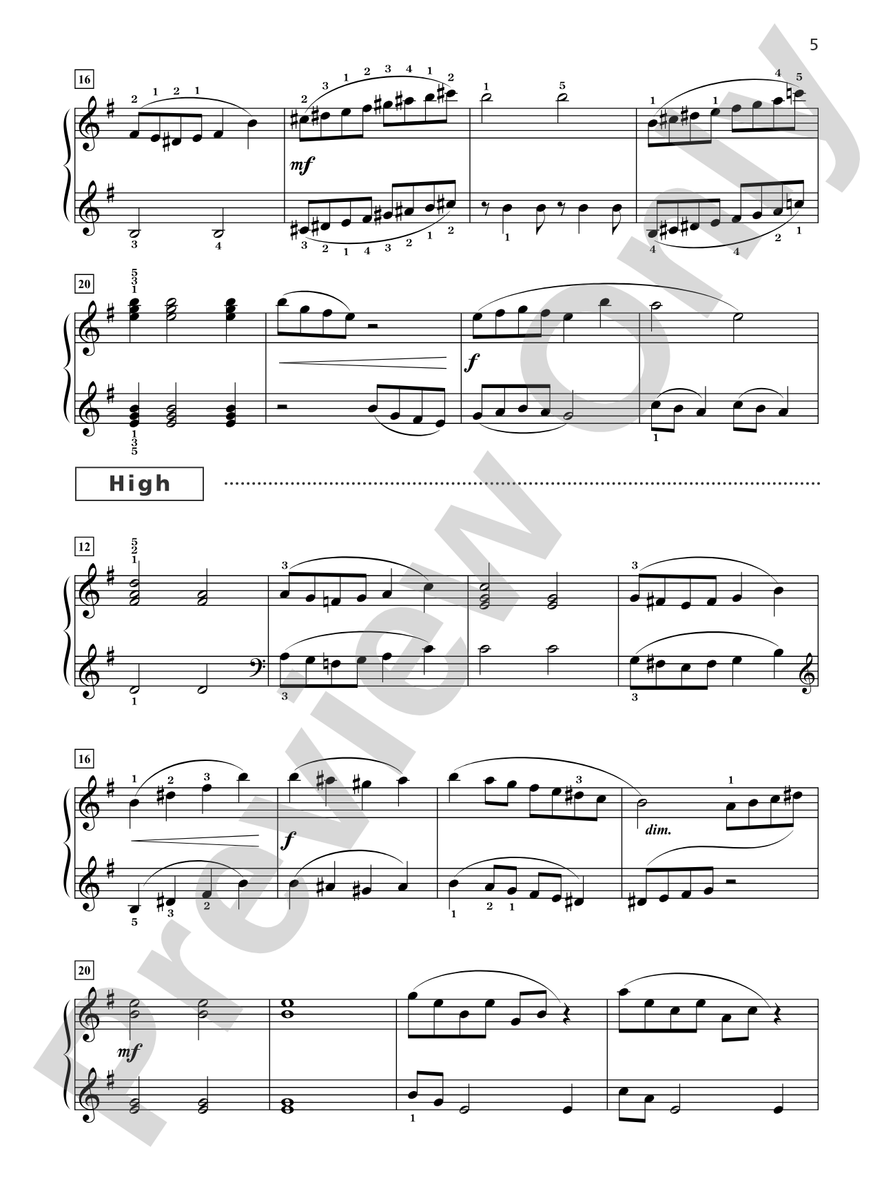 Grand Trios for Piano, Book 5: 4 Intermediate Pieces for One Piano, Six Hands: Piano