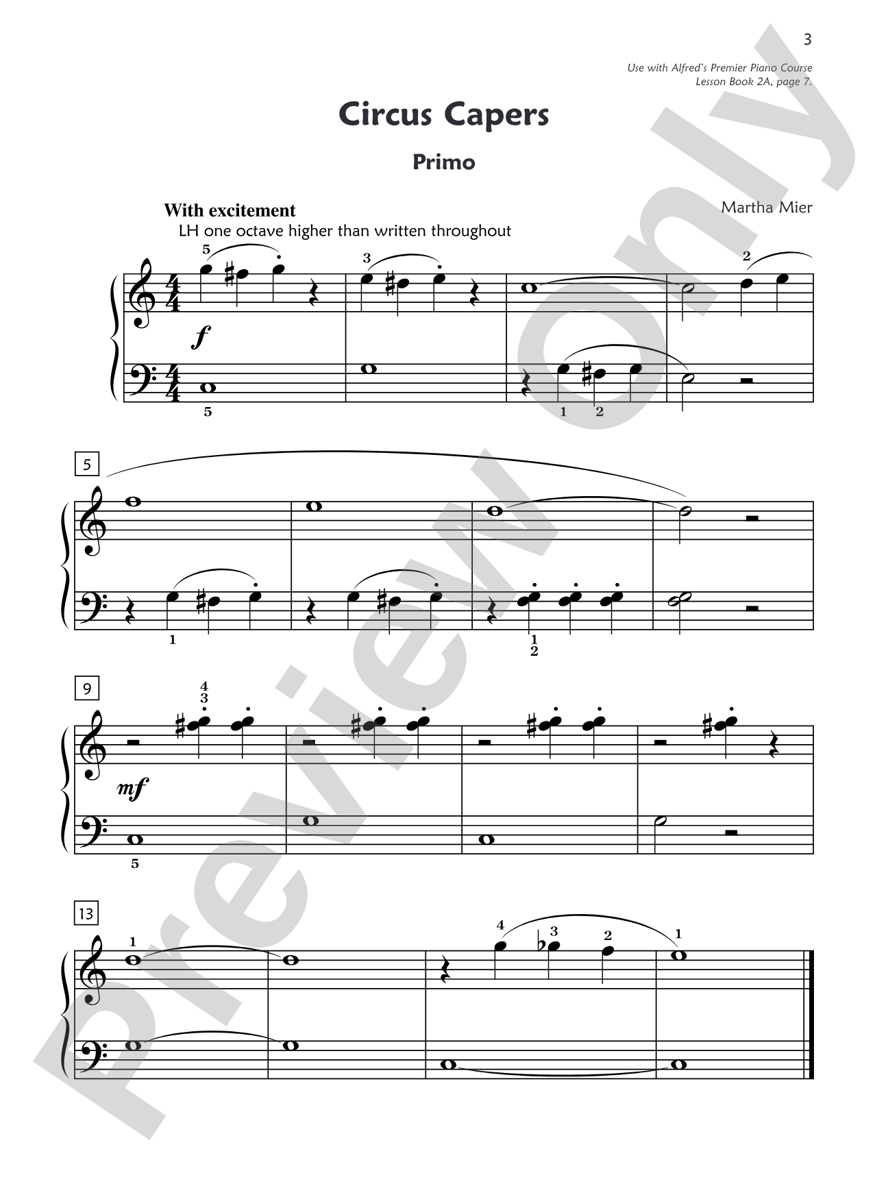Premier Piano Course, Duet 2A: Piano Duets & Four Hands