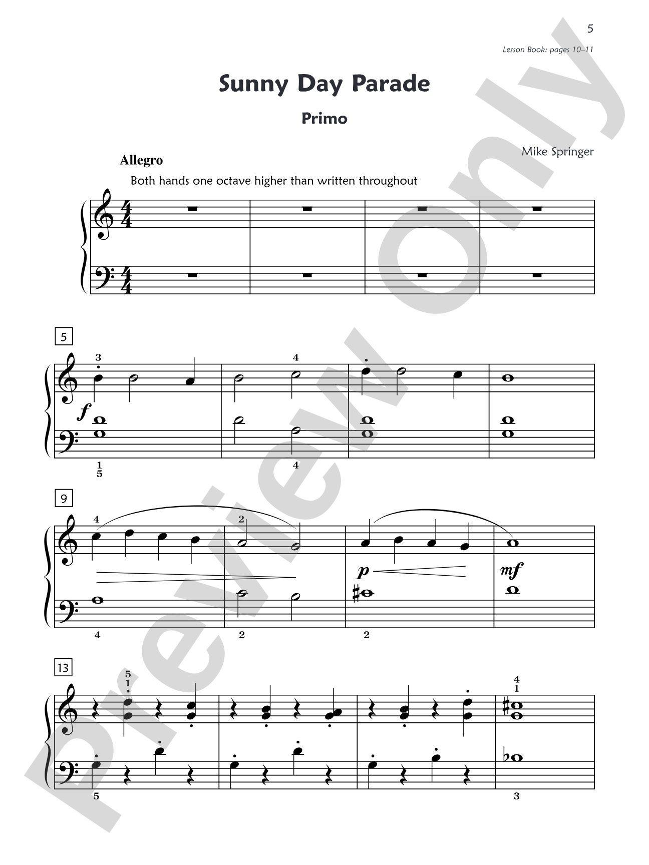 Premier Piano Course, Duet 2A: Piano Duets & Four Hands
