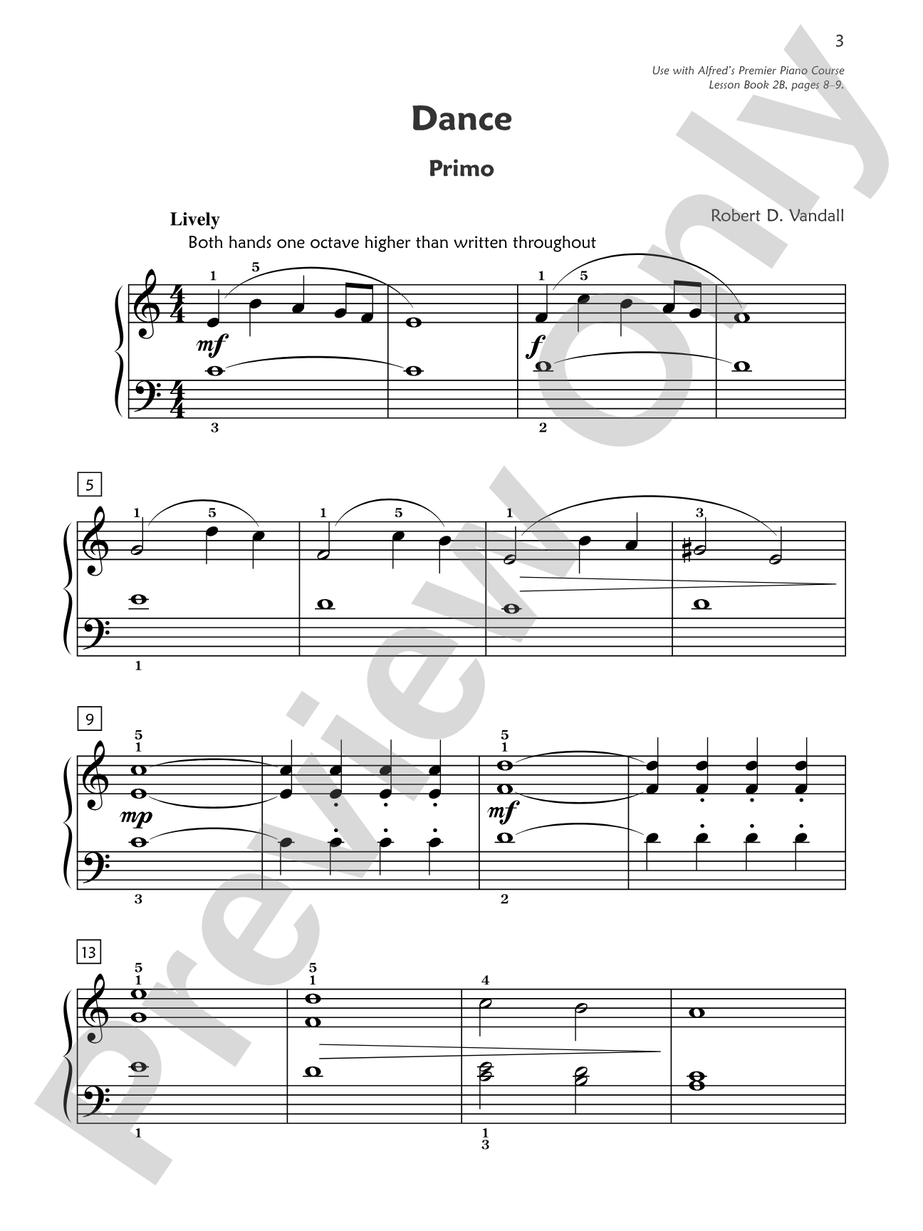 Premier Piano Course, Duet 2B: Piano Duets & Four Hands