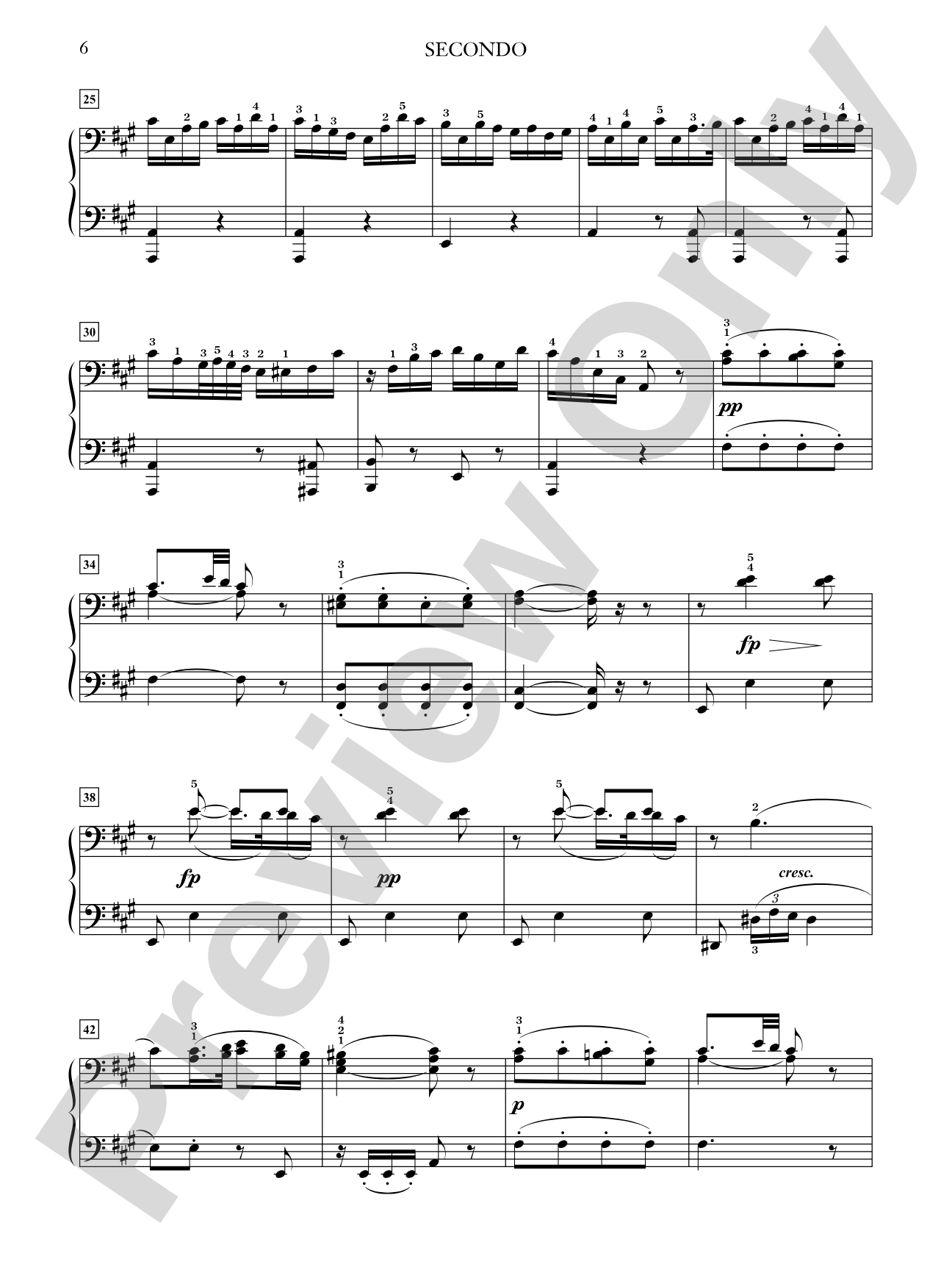 Schubert: Rondo in A Major, Opus 107, D. 951 - Piano Duet (1 Piano, 4 Hands): Piano Duets & Four Hands