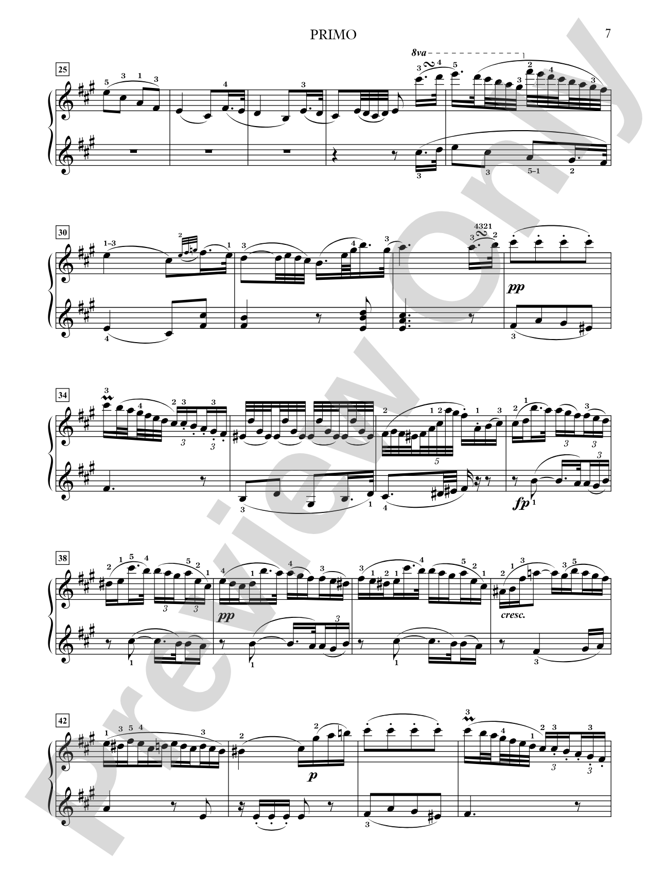 Schubert: Rondo in A Major, Opus 107, D. 951 - Piano Duet (1 Piano, 4 Hands): Piano Duets & Four Hands