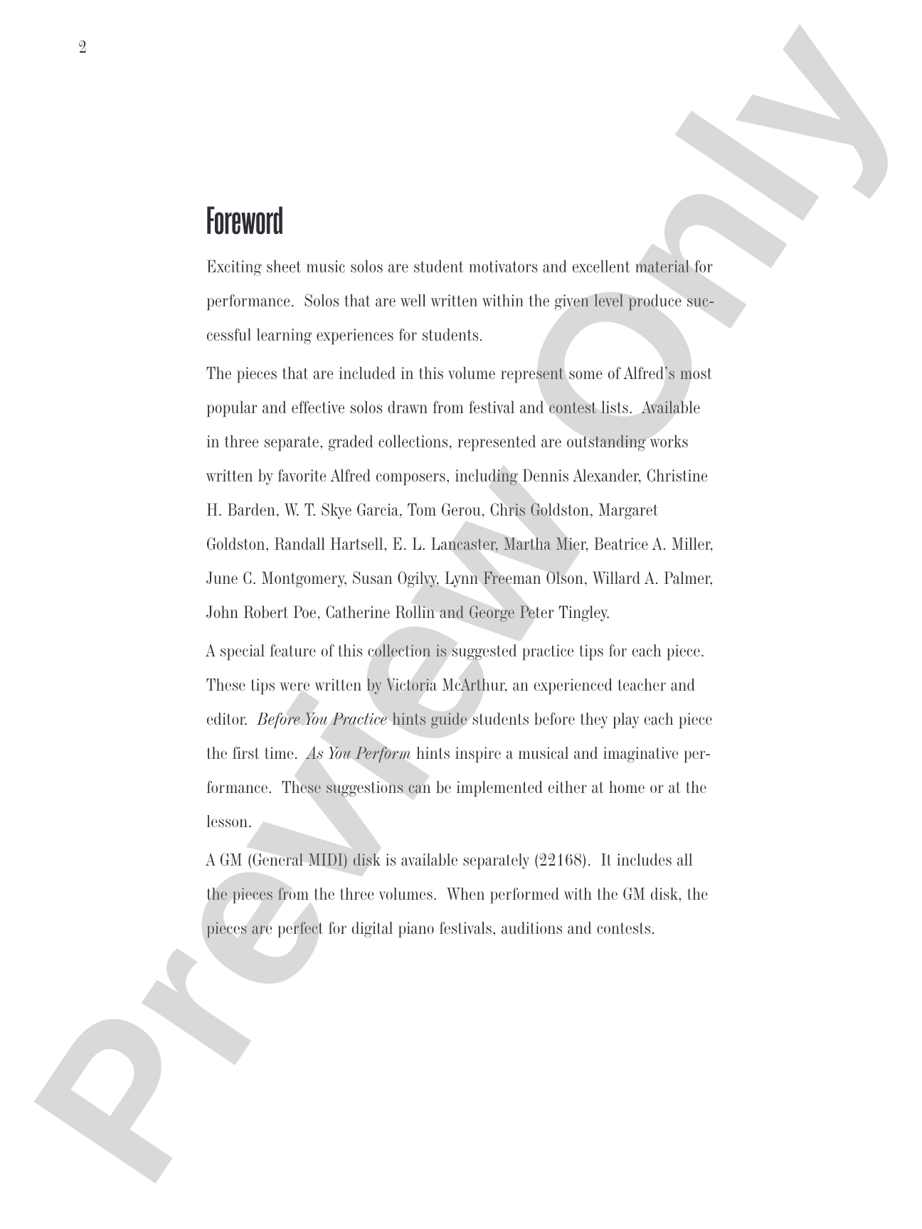 Contest Winners, Book 1: 14 Original Piano Solos by Favorite Alfred Composers: Piano