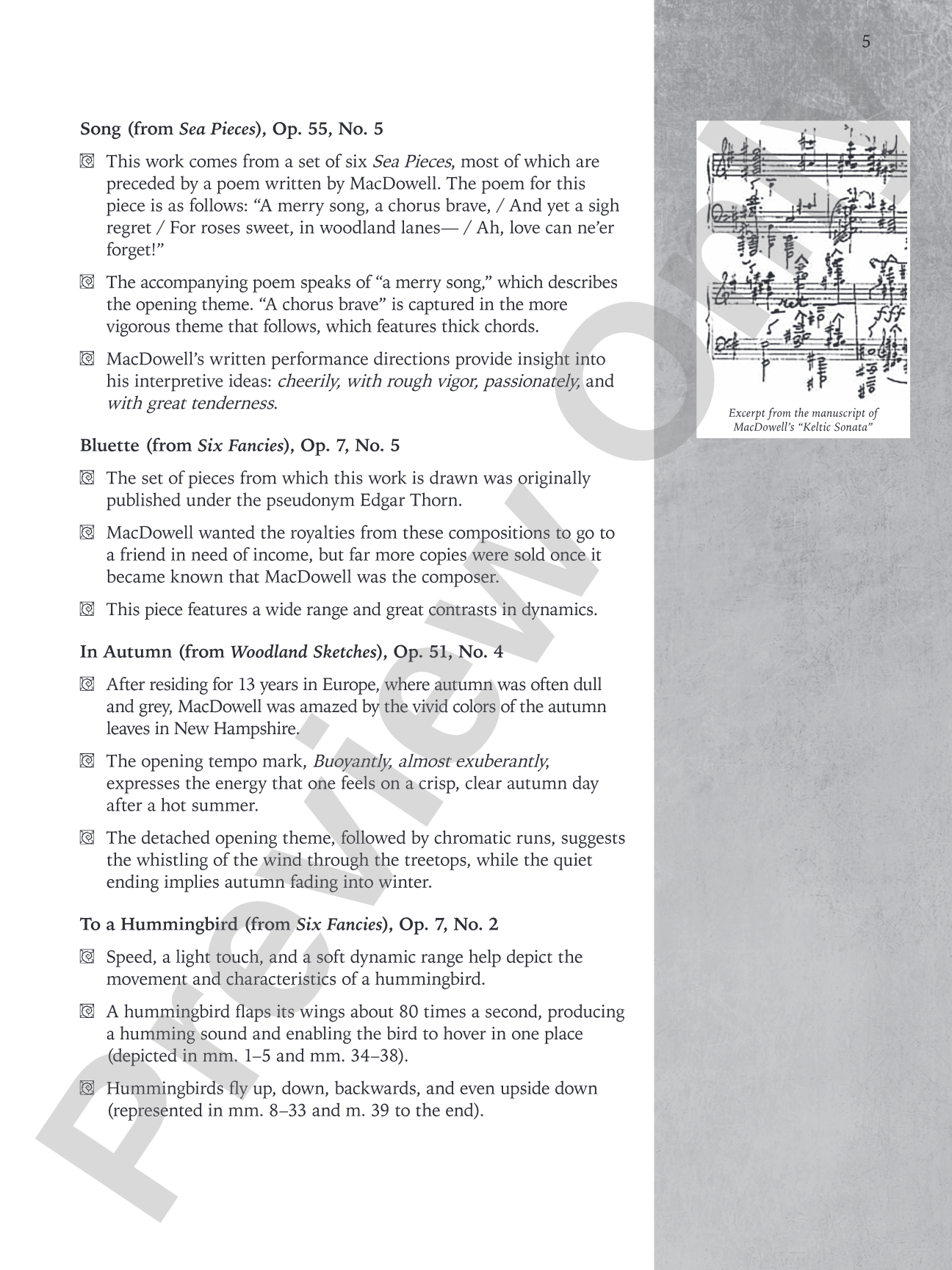 Classics for the Advancing Pianist: Edward MacDowell, Book 1: Intermediate to Late Intermediate Repertoire: Piano