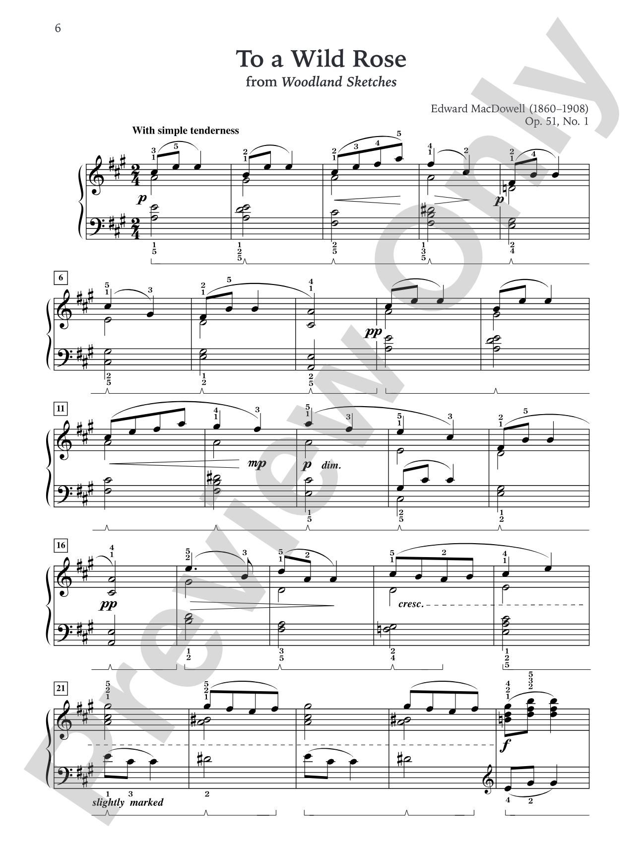 Classics for the Advancing Pianist: Edward MacDowell, Book 1: Intermediate to Late Intermediate Repertoire: Piano