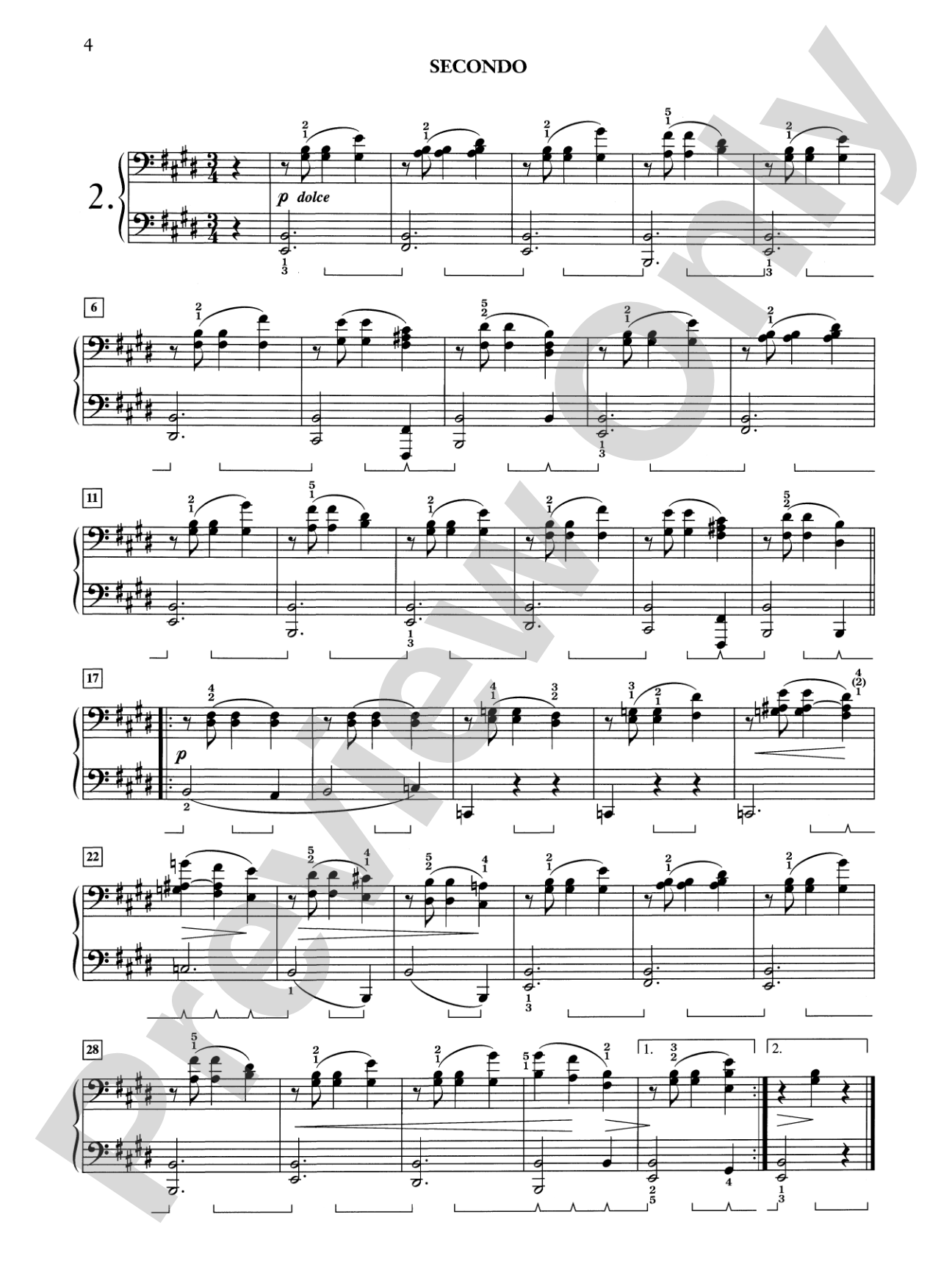 Brahms: Waltzes, Opus 39 - Piano Duet (1 Piano, 4 Hands): Piano Duets & Four Hands