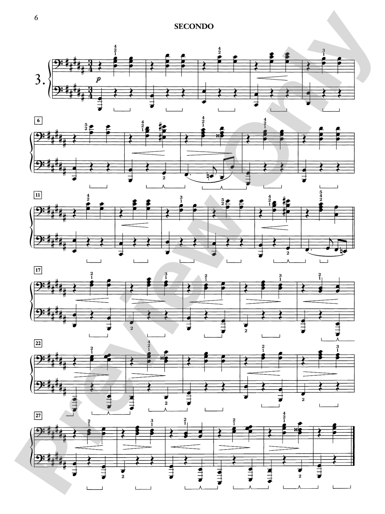 Brahms: Waltzes, Opus 39 - Piano Duet (1 Piano, 4 Hands): Piano Duets & Four Hands