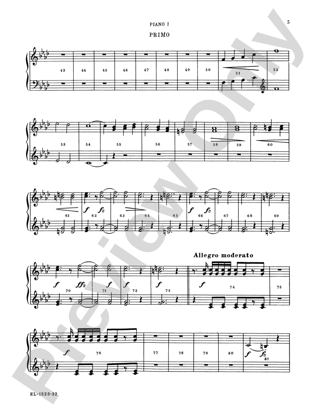 Finlandia - Piano Quartet (2 Pianos, 8 Hands): Piano