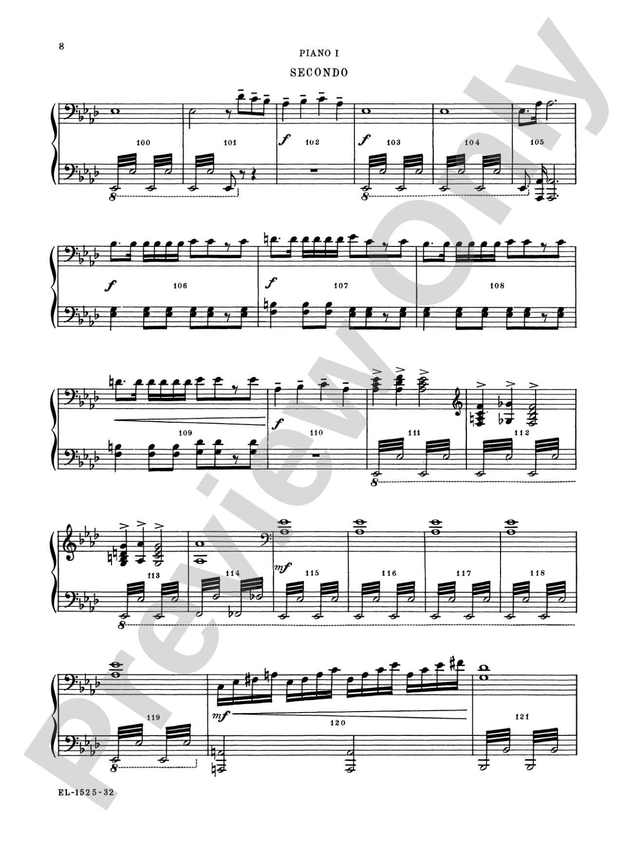Finlandia - Piano Quartet (2 Pianos, 8 Hands): Piano