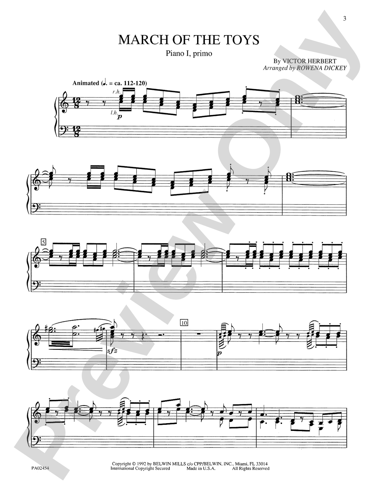 March of the Toys - Piano Quartet (2 Pianos, 8 Hands): Piano