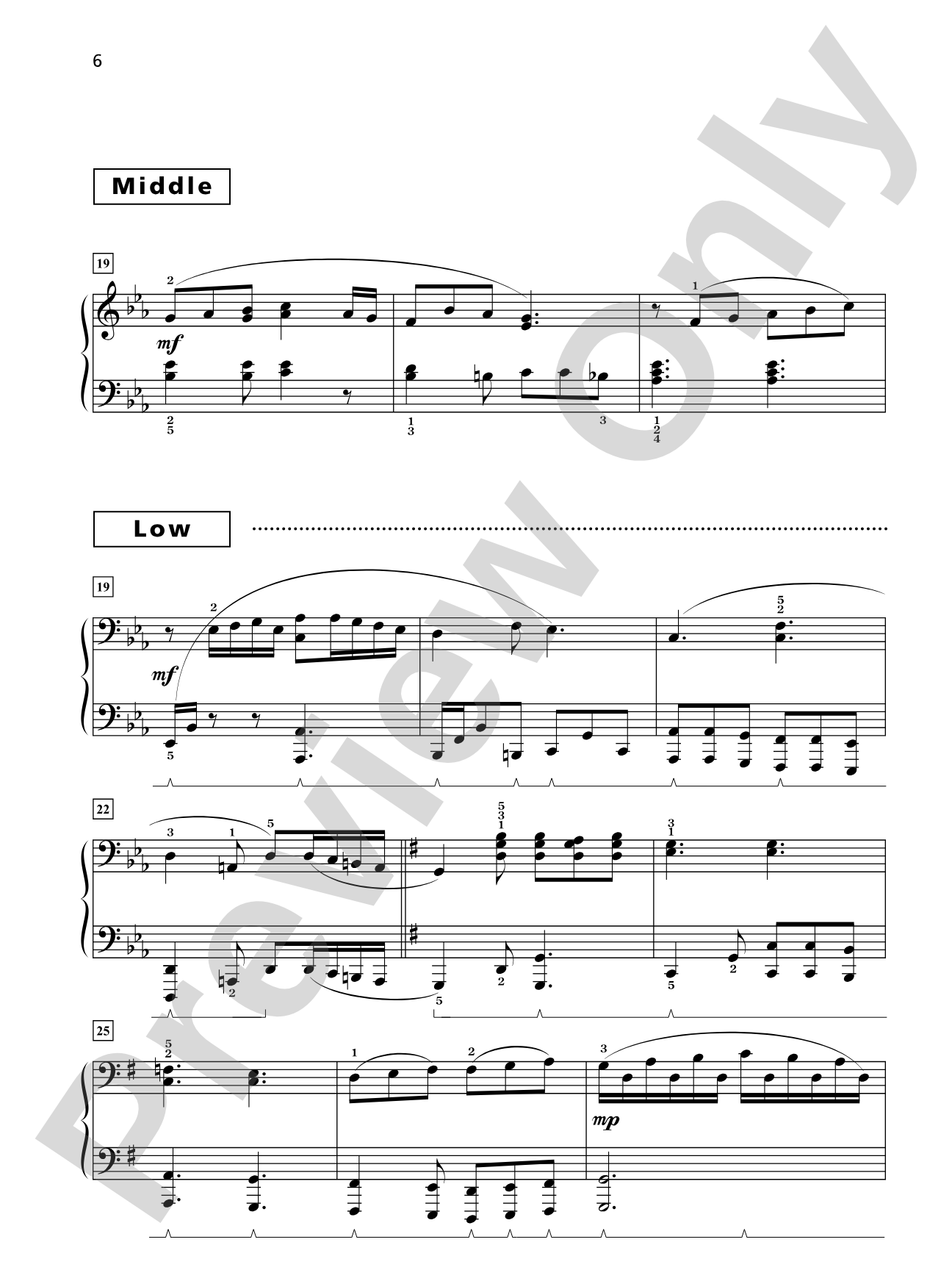 Grand Trios for Piano, Book 6: 4 Late Intermediate Pieces for One Piano, Six Hands: Piano
