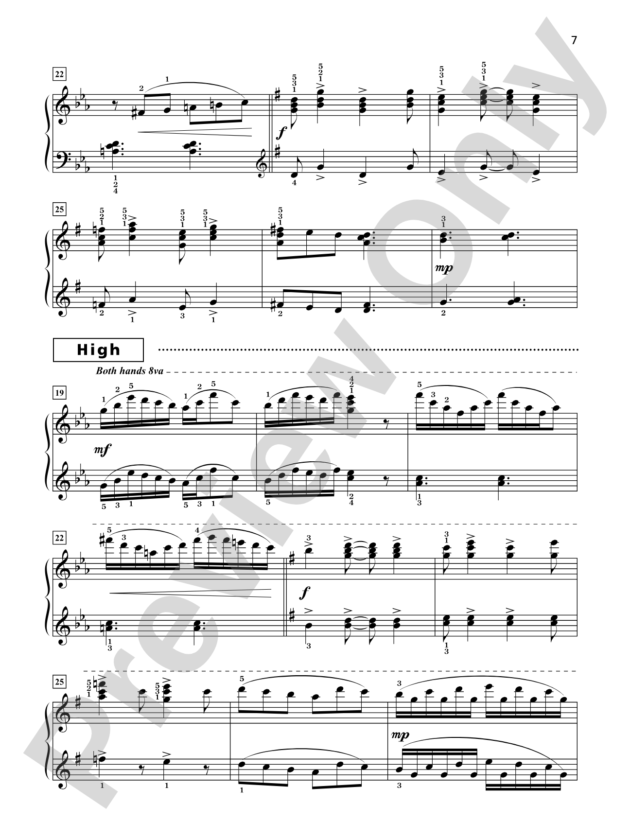 Grand Trios for Piano, Book 6: 4 Late Intermediate Pieces for One Piano, Six Hands: Piano