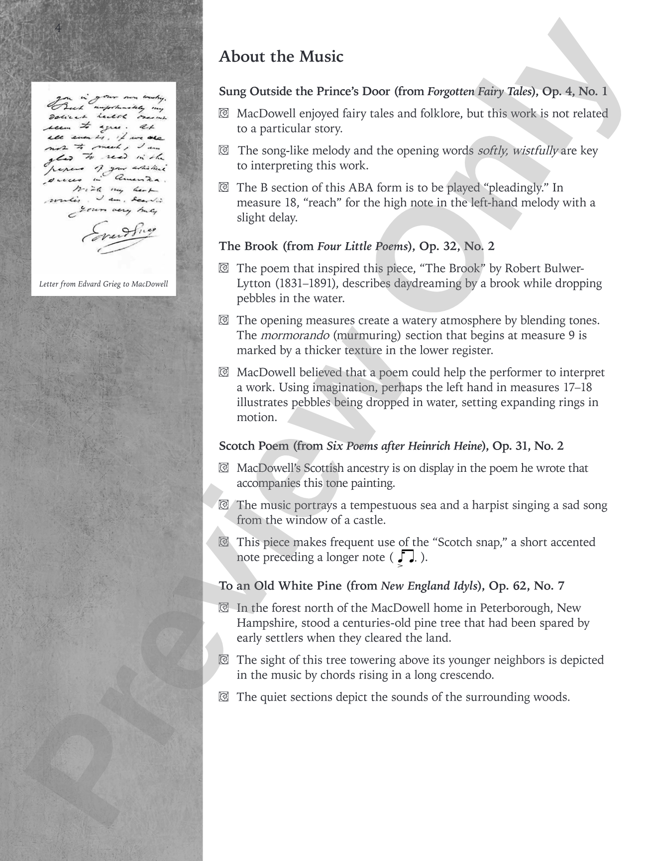 Classics for the Advancing Pianist: Edward MacDowell, Book 2: Late Intermediate to Early Advanced Repertoire: Piano