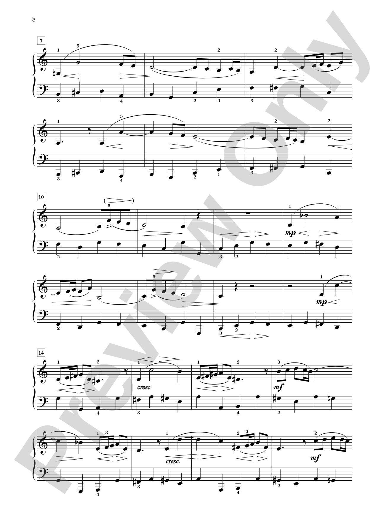 Arensky: Children's Suite (Canons), Opus 65 - Piano Duo (2 Pianos, 4 Hands): Piano Duets & Four Hands