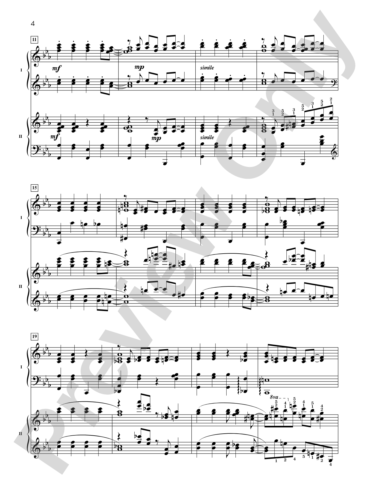 Four Songs by George Gershwin - Piano Duo (2 Pianos, 4 Hands): Piano Duets & Four Hands