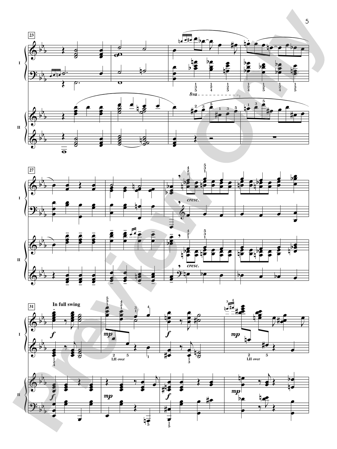 Four Songs by George Gershwin - Piano Duo (2 Pianos, 4 Hands): Piano Duets & Four Hands