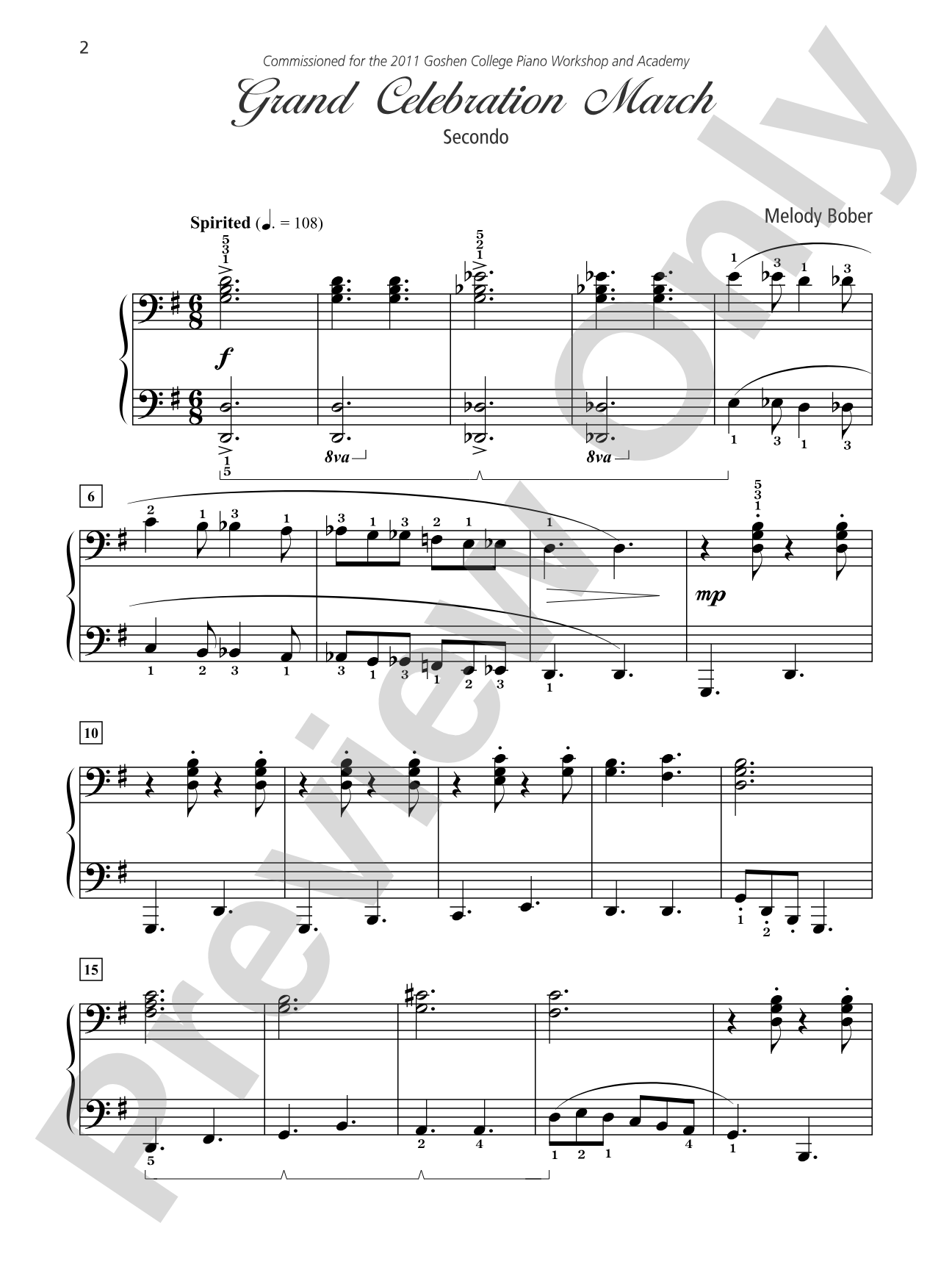 Grand Duets for Piano, Book 6: 5 Late Intermediate Pieces for One Piano, Four Hands: Piano Duets & Four Hands