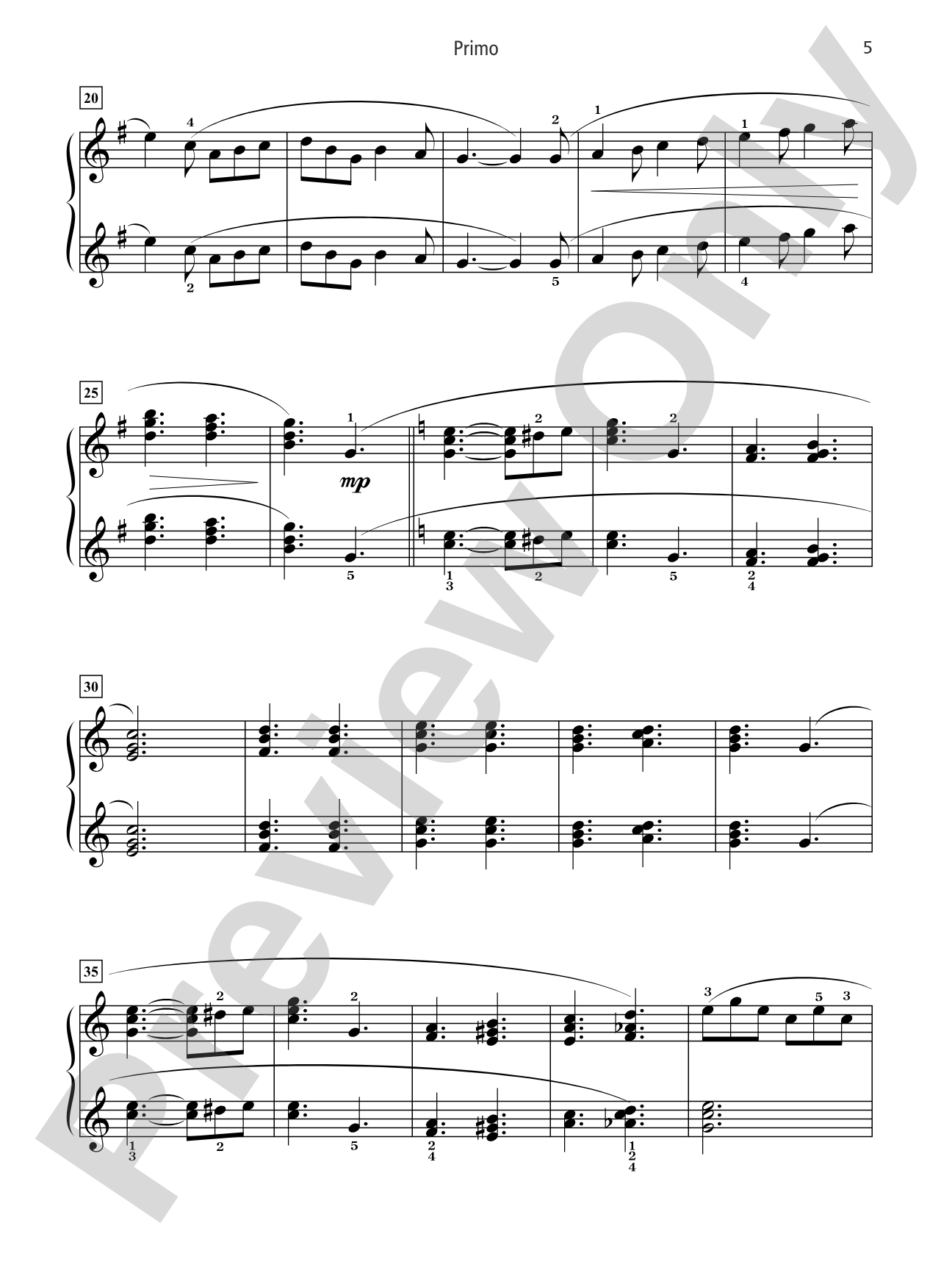 Grand Duets for Piano, Book 6: 5 Late Intermediate Pieces for One Piano, Four Hands: Piano Duets & Four Hands