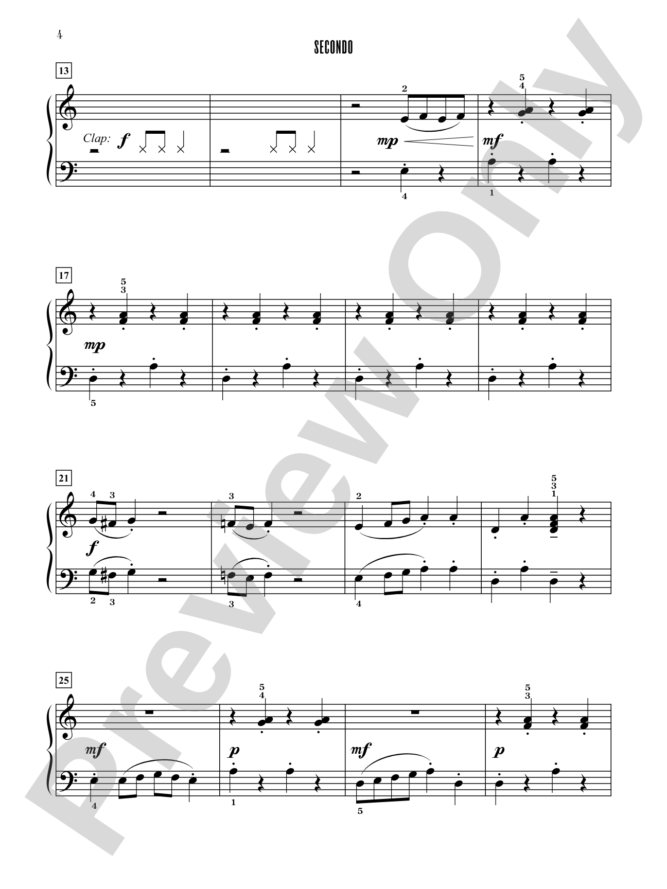 Contest Winners for Two, Book 2: 7 Original Piano Duets from the Alfred, Belwin, and Myklas Libraries: Piano Duets & Four Hands