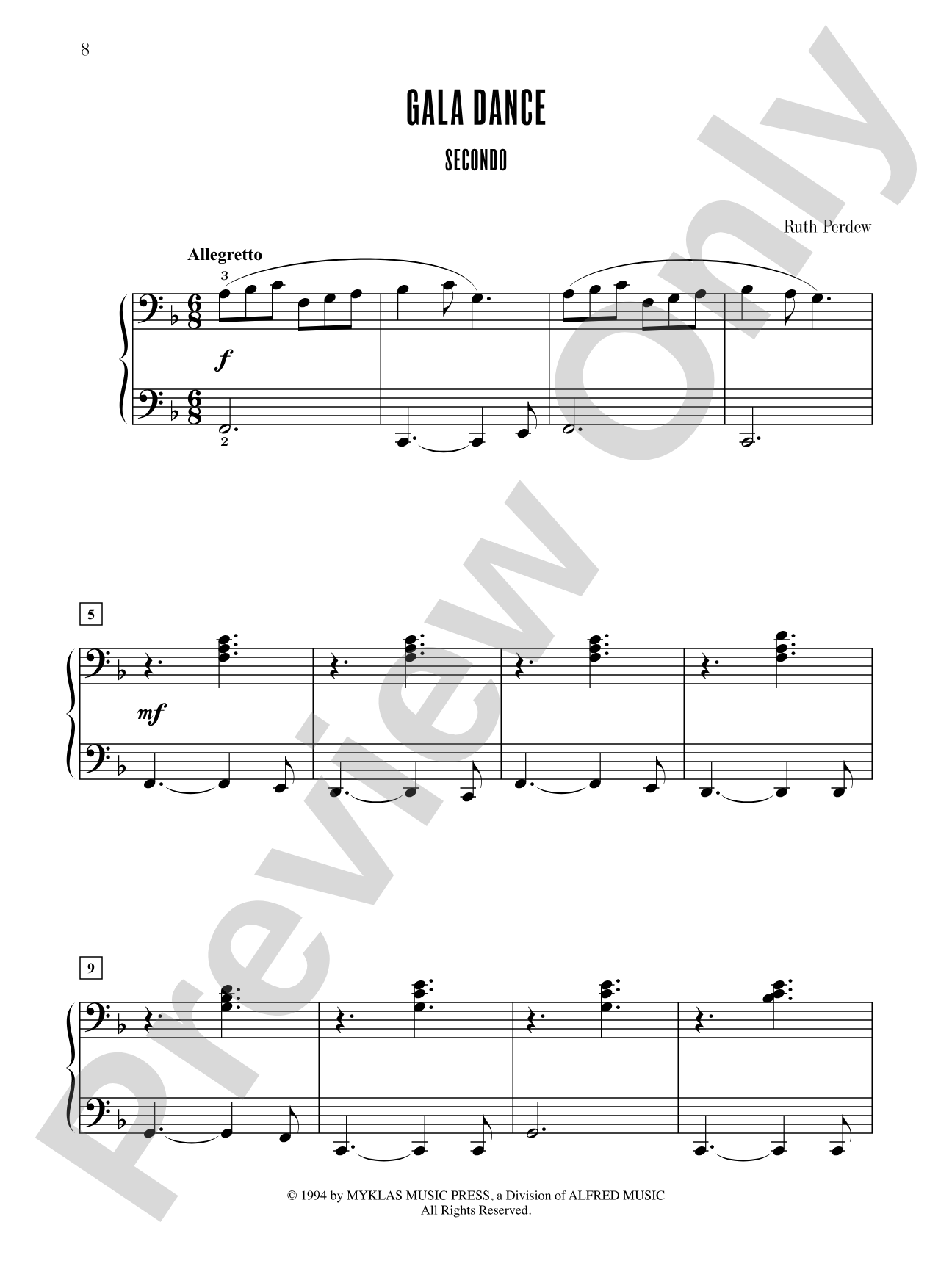 Contest Winners for Two, Book 2: 7 Original Piano Duets from the Alfred, Belwin, and Myklas Libraries: Piano Duets & Four Hands