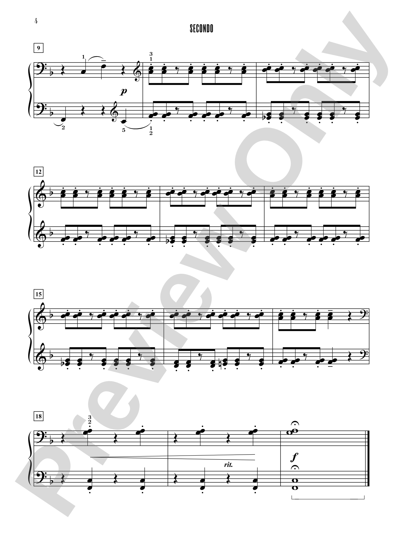 Contest Winners for Two, Book 3: 9 Original Piano Duets from the Alfred, Belwin, and Myklas Libraries: Piano Duets & Four Hands