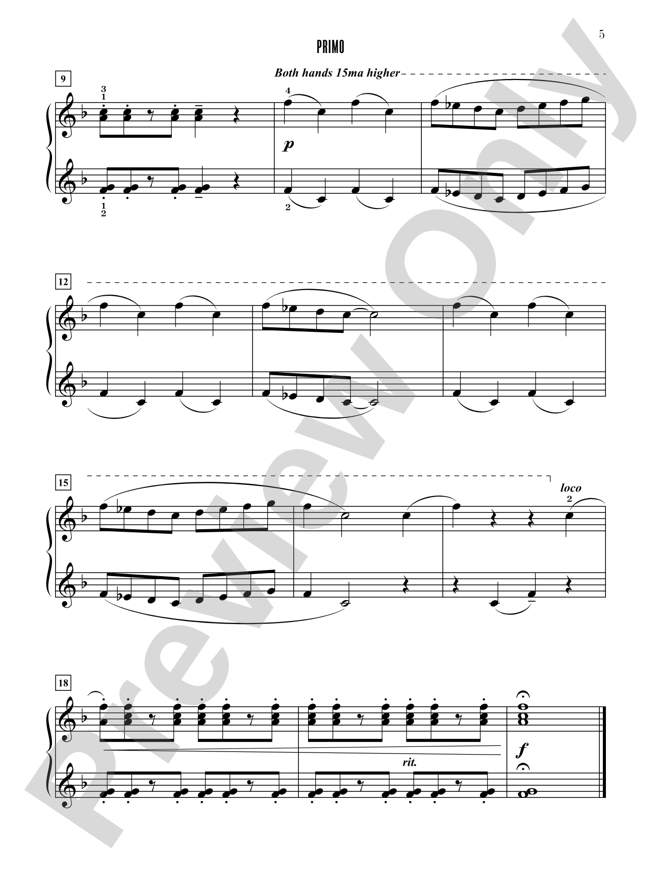 Contest Winners for Two, Book 3: 9 Original Piano Duets from the Alfred, Belwin, and Myklas Libraries: Piano Duets & Four Hands