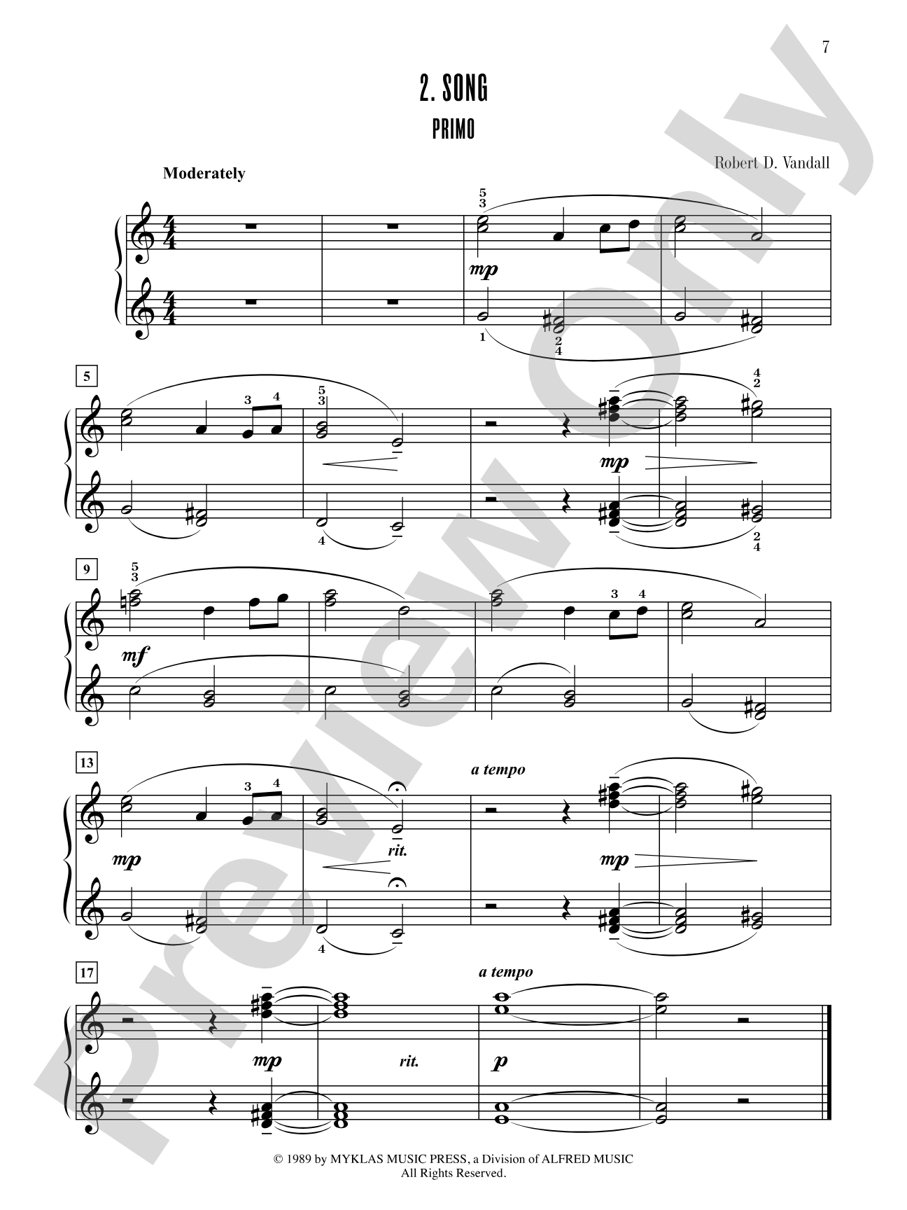 Contest Winners for Two, Book 3: 9 Original Piano Duets from the Alfred, Belwin, and Myklas Libraries: Piano Duets & Four Hands
