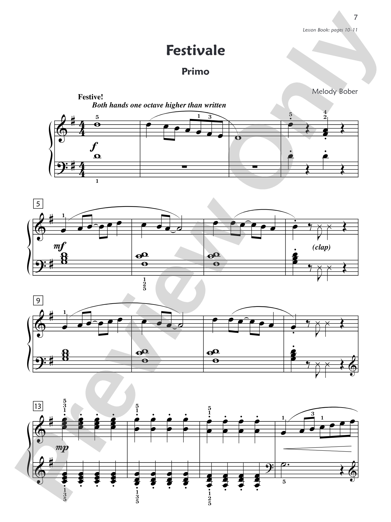 Premier Piano Course, Duet 3: Piano Duets & Four Hands