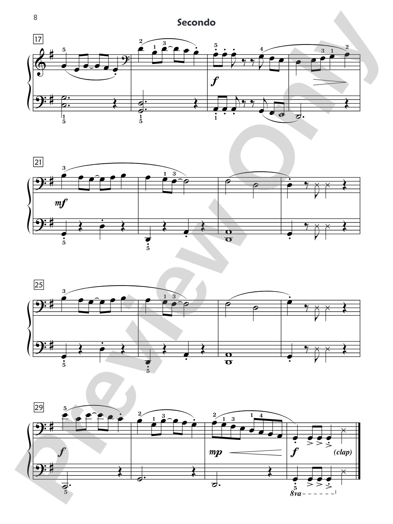 Premier Piano Course, Duet 3: Piano Duets & Four Hands