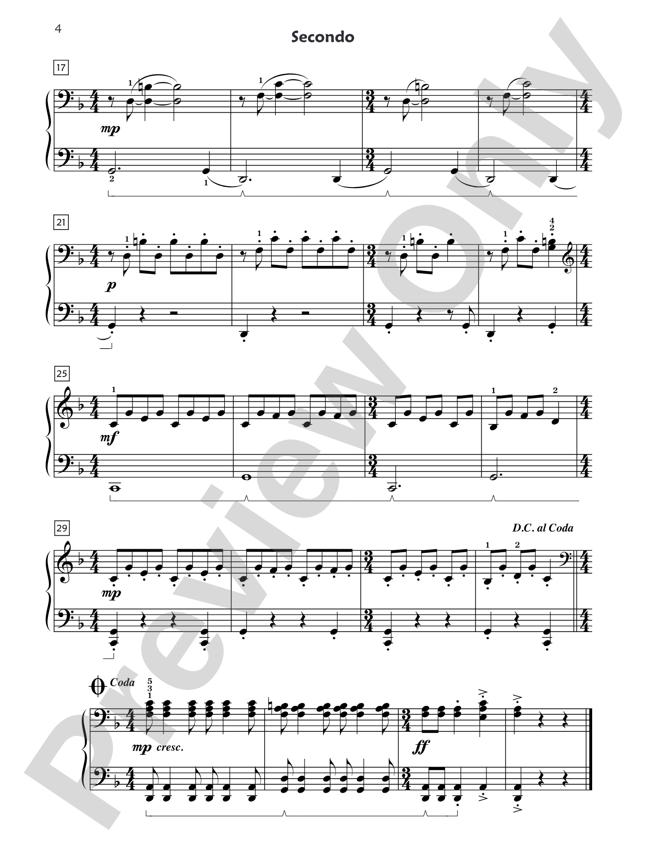 Premier Piano Course, Duet 6: Piano Duets & Four Hands