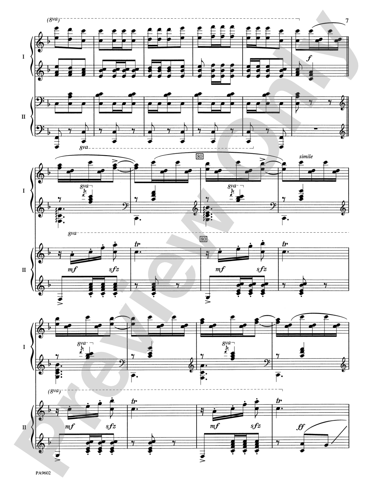 España Rhapsody: Concert Transcription for Two Pianos: Piano Duets & Four Hands